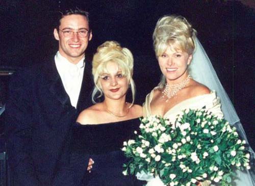 Hugh Jackman and Deborra-Lee Furness wedding picture.
